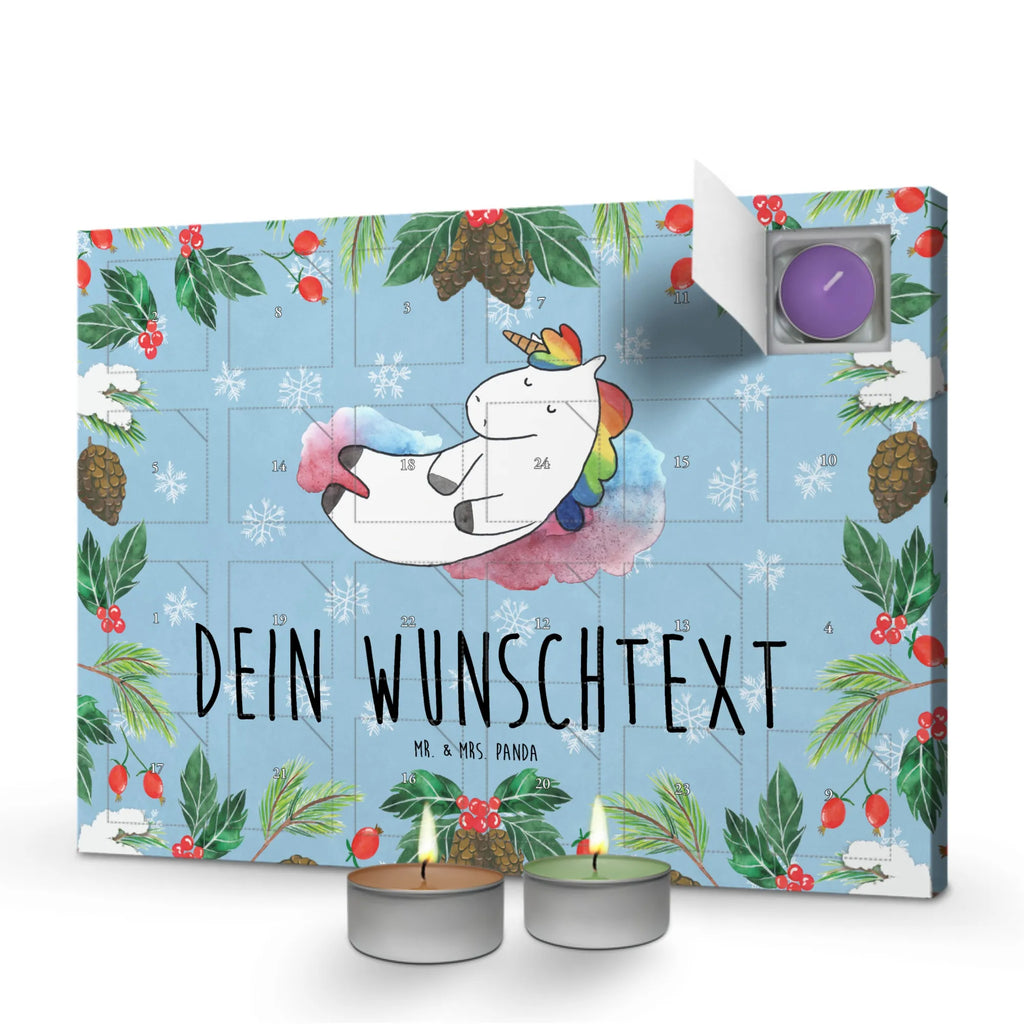 Personalisierter Duftkerzen Adventskalender Einhorn Wolke 7 Personalisierter Duftkerzen Adventskalender, Einhorn, Einhörner, Einhorn Deko, Pegasus, Unicorn, verliebt, Menschen, witzig, lustig, Geschenk, Glaube, Realität, Lächeln