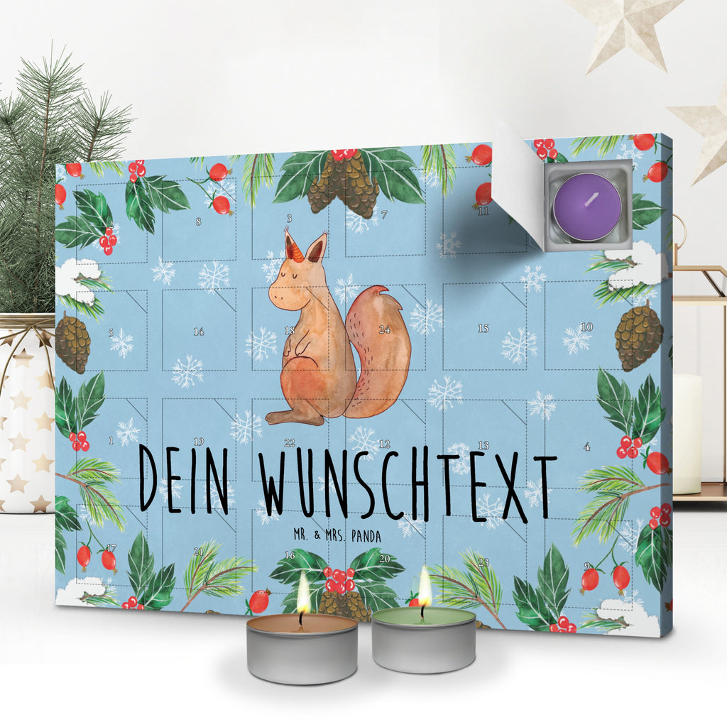 Personalisierter Duftkerzen Adventskalender Einhorn Glauben Personalisierter Duftkerzen Adventskalender, Einhorn, Einhörner, Einhorn Deko, Pegasus, Unicorn, Einhörnchen, Eichhörnchen, Eichhorn