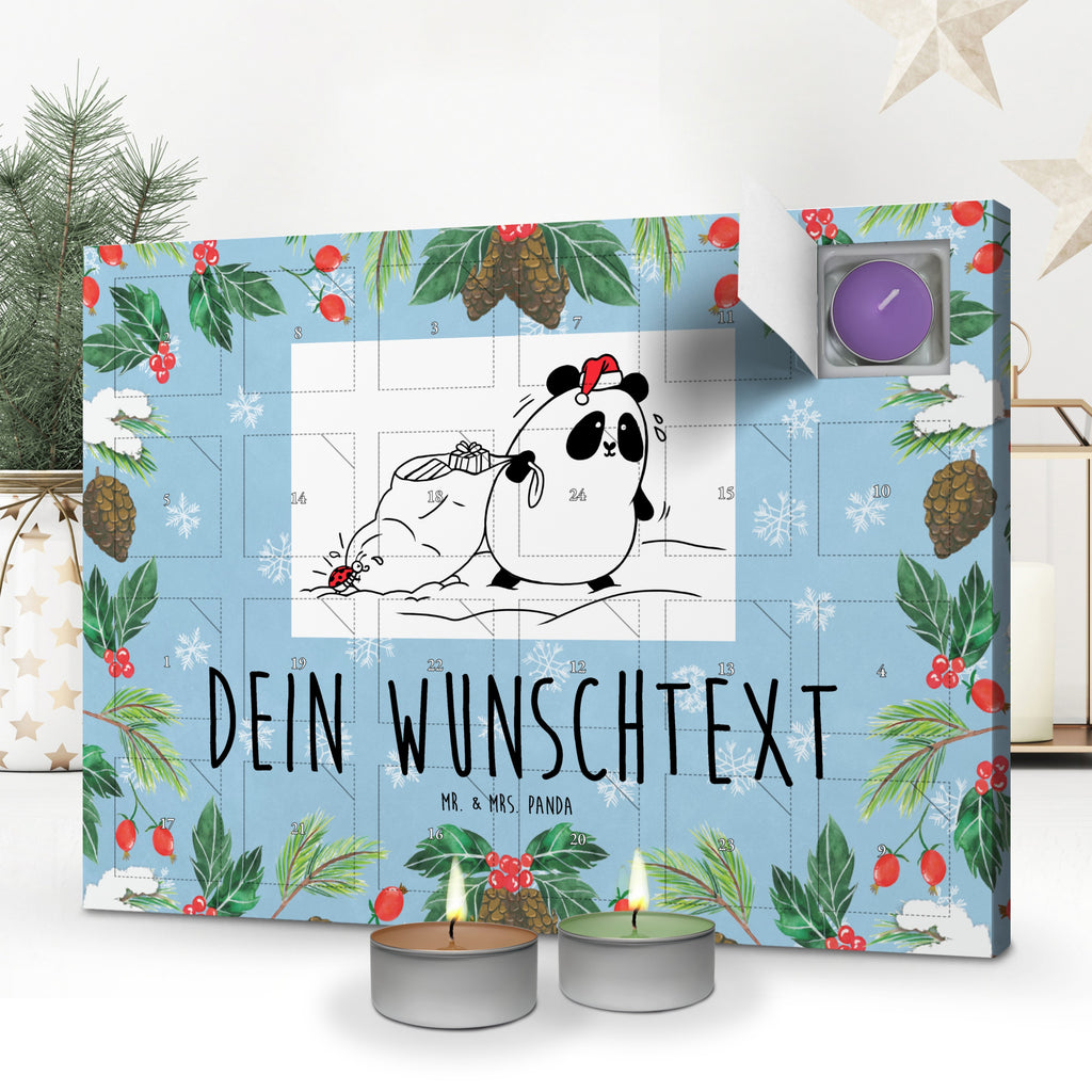 Personalisierter Duftkerzen Adventskalender Panda Weihnachten Personalisierter Duftkerzen Adventskalender