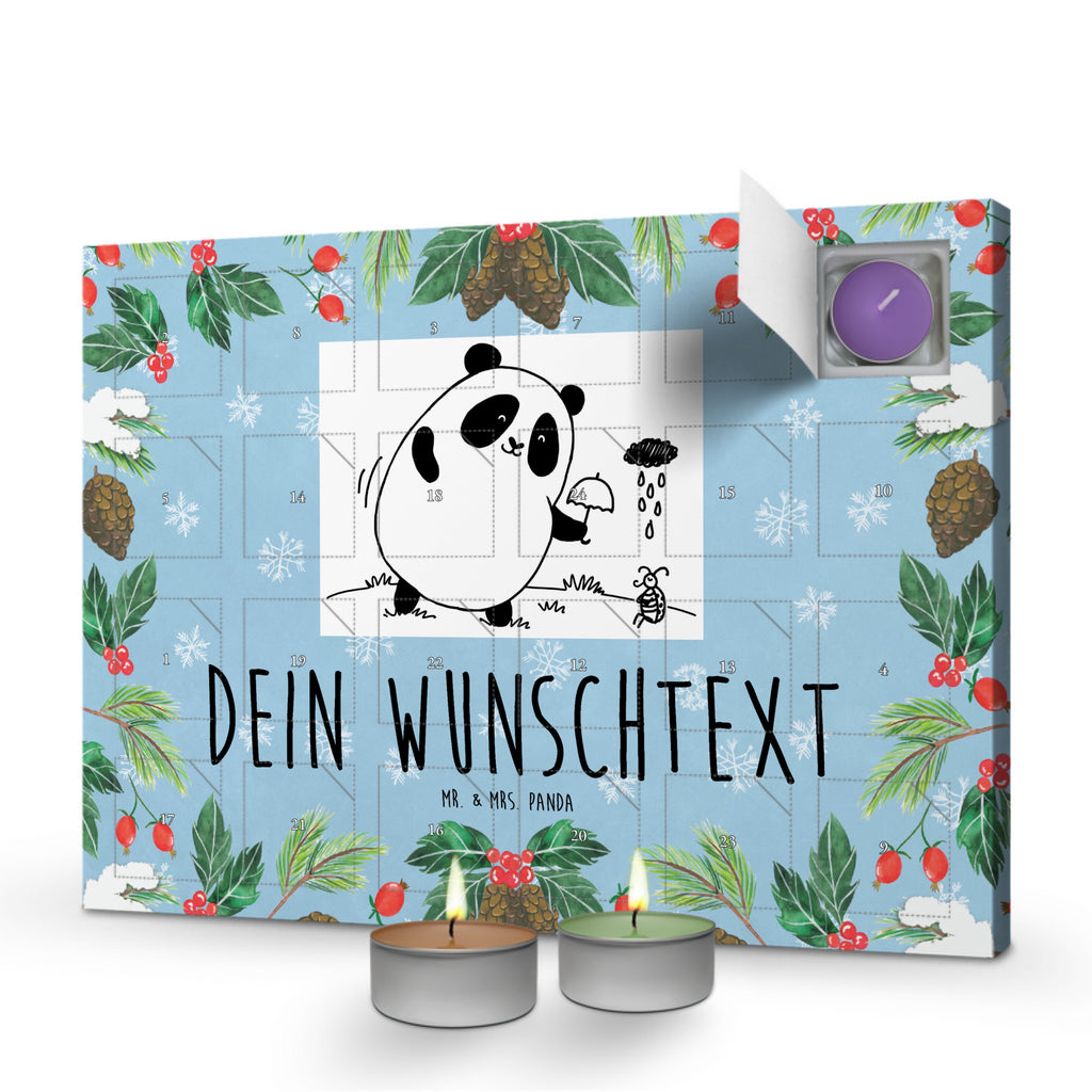 Personalisierter Duftkerzen Adventskalender Panda Zusammenhalt Personalisierter Duftkerzen Adventskalender