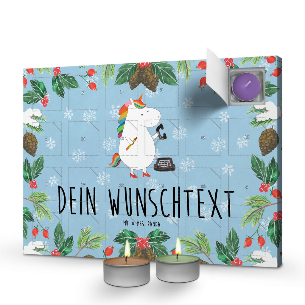 Personalisierter Duftkerzen Adventskalender Einhorn Sekretärin Personalisierter Duftkerzen Adventskalender, Einhorn, Einhörner, Einhorn Deko, Pegasus, Unicorn, Sekretärin, Büro, Rechtsanwältin, Rechtsanwaltsgehilfin, Steuerbüro, Steuerkanzlei, Bürokraft, Bürohilfe