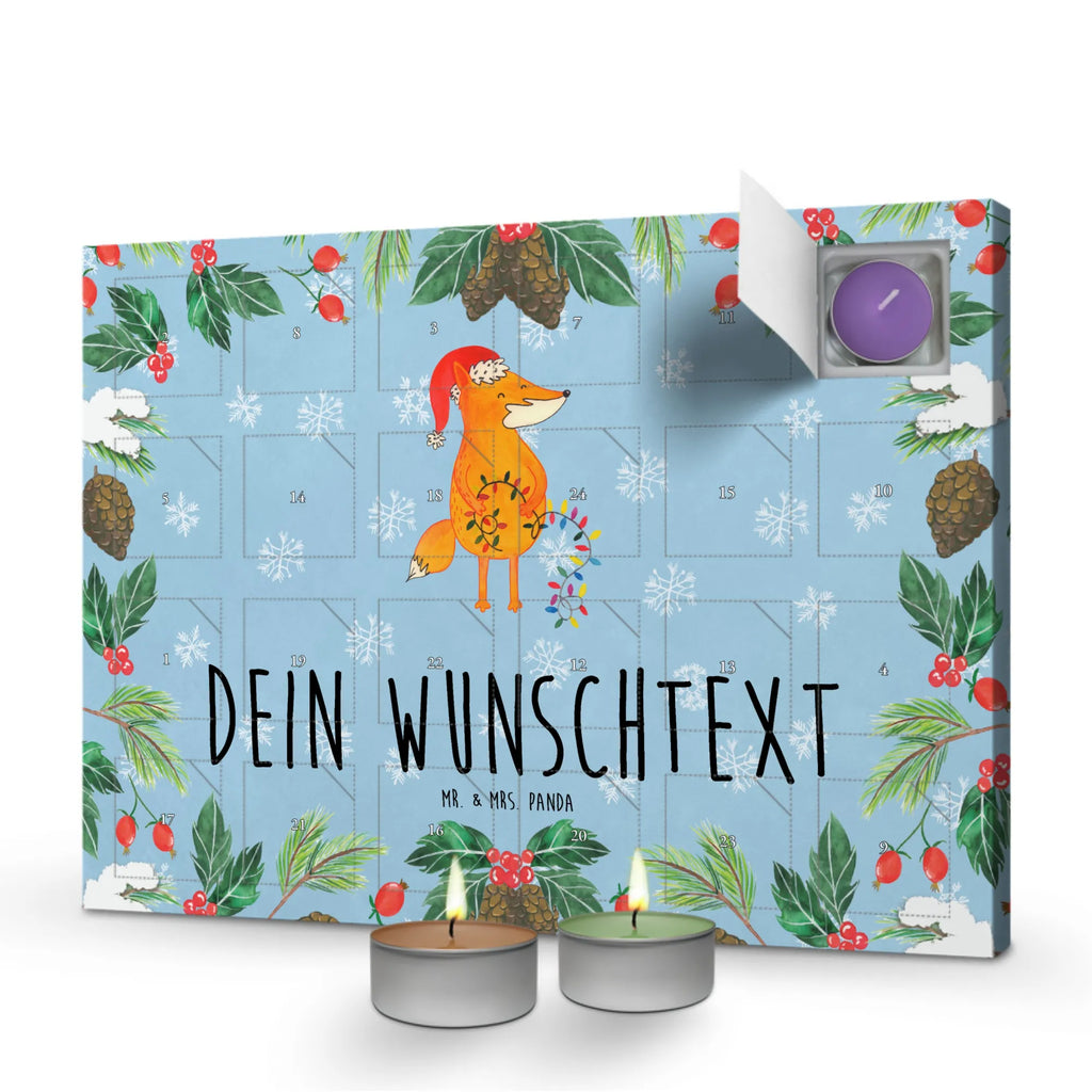 Personalisierter Duftkerzen Adventskalender Fuchs Weihnachten Personalisierter Duftkerzen Adventskalender, Winter, Weihnachten, Weihnachtsdeko, Nikolaus, Advent, Heiligabend, Wintermotiv, Fuchs, Füchse, Spruch schön, Geschenk Weihnachten, Weihnachtsmann, Weihnachtszeit