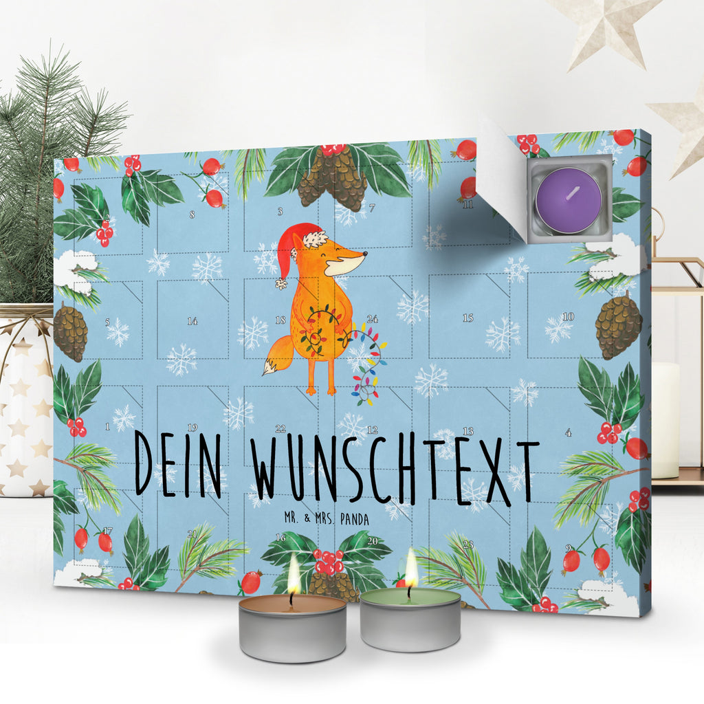 Personalisierter Duftkerzen Adventskalender Fuchs Weihnachten Personalisierter Duftkerzen Adventskalender, Winter, Weihnachten, Weihnachtsdeko, Nikolaus, Advent, Heiligabend, Wintermotiv, Fuchs, Füchse, Spruch schön, Geschenk Weihnachten, Weihnachtsmann, Weihnachtszeit