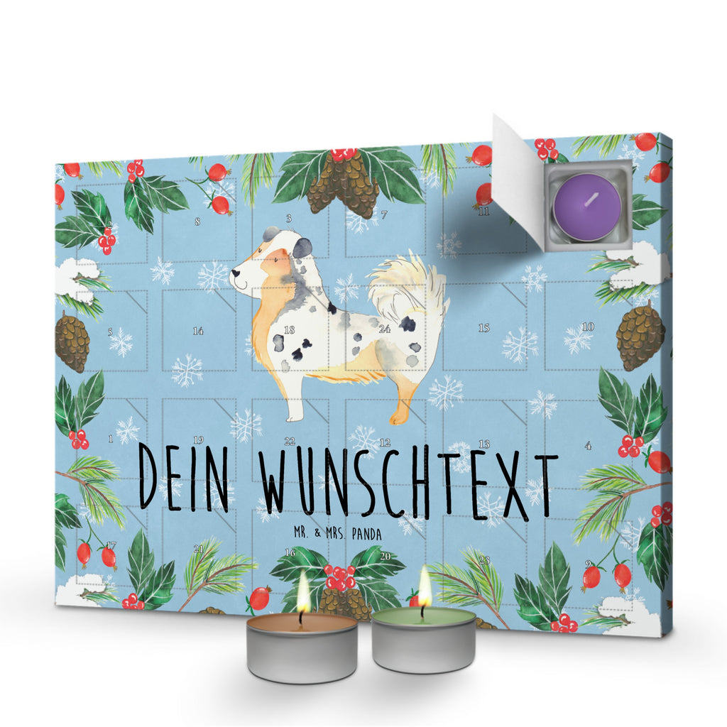 Personalisierter Duftkerzen Adventskalender Hund Australien Shepherd Personalisierter Duftkerzen Adventskalender, Hund, Hundemotiv, Haustier, Hunderasse, Tierliebhaber, Hundebesitzer, Sprüche, Australien Shepherd, Shepherd, Hundeliebe, Familienhund, Spruch