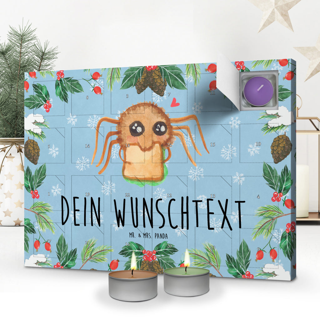 Personalisierter Duftkerzen Adventskalender Spinne Agathe Sandwich Personalisierter Duftkerzen Adventskalender, Spinne Agathe, Spinne, Agathe, Videos, Merchandise, Glück, Mut, Hungrig, Verfressen, Lebensfreude, Alles wird gut, Hunger