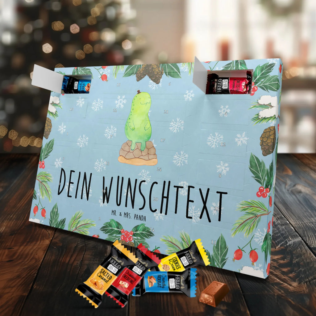 Personalisierter Markenschokolade Adventskalender Schildkröte Pause Personalisierter Adventskalender, Schildkröte, Achtsamkeit, Entschleunigen, achtsam