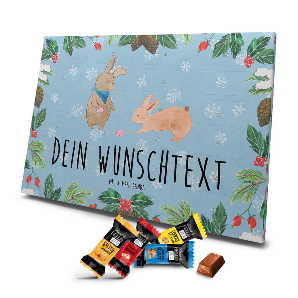 Personalisierter Markenschokolade Adventskalender Hasen Muschel Personalisierter Adventskalender, Familie, Vatertag, Muttertag, Bruder, Schwester, Mama, Papa, Oma, Opa, Hasen, beste Freundin, Freundin, Freundinnen, best friends, BFF, Muscheln sammeln, Muscheln, Meer