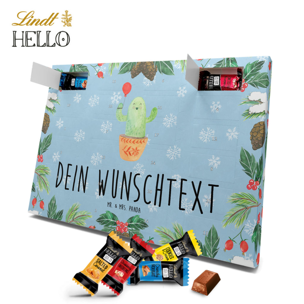 Personalisierter Markenschokolade Adventskalender Kaktus Luftballon Personalisierter Adventskalender, Kaktus, Kakteen, Luftballon, Neustart, Freude, Büro, Stress, Büroalltag, Freundin, Freund, Ausbildung, Prüfung