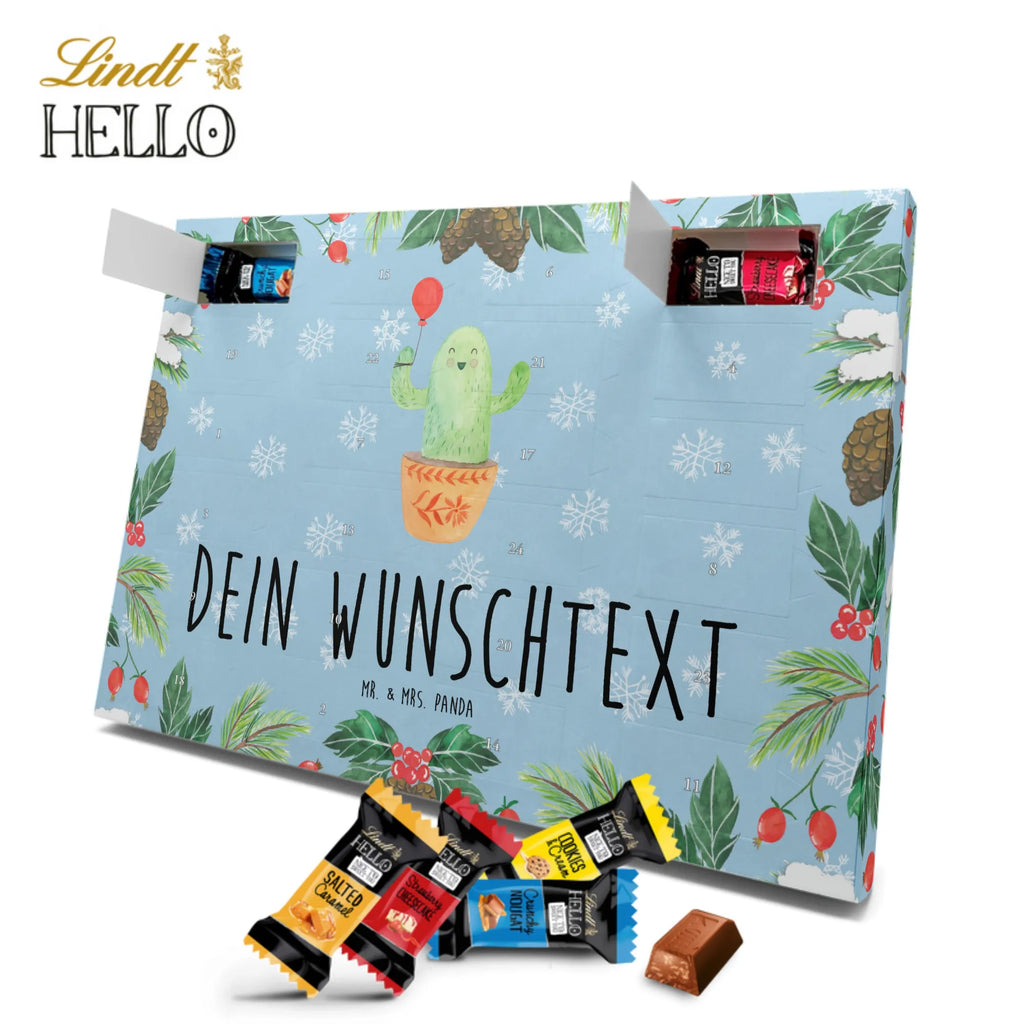 Personalisierter Markenschokolade Adventskalender Kaktus Luftballon Personalisierter Adventskalender, Kaktus, Kakteen, Luftballon, Neustart, Freude, Büro, Stress, Büroalltag, Freundin, Freund, Ausbildung, Prüfung