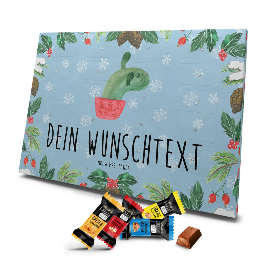 Personalisierter Markenschokolade Adventskalender Kaktus Mama Personalisierter Adventskalender, Kaktus, Kakteen, Kaktusliebe, Ärger, Büro, Büroalltag, Schule, Motivation, Quote