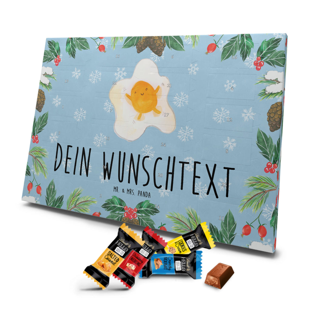 Personalisierter Markenschokolade Adventskalender Spiegelei Ei Personalisierter Adventskalender, Tiermotive, Gute Laune, lustige Sprüche, Tiere, Ei, Spiegelei, Schön, Tag, Glücklich, Liebe