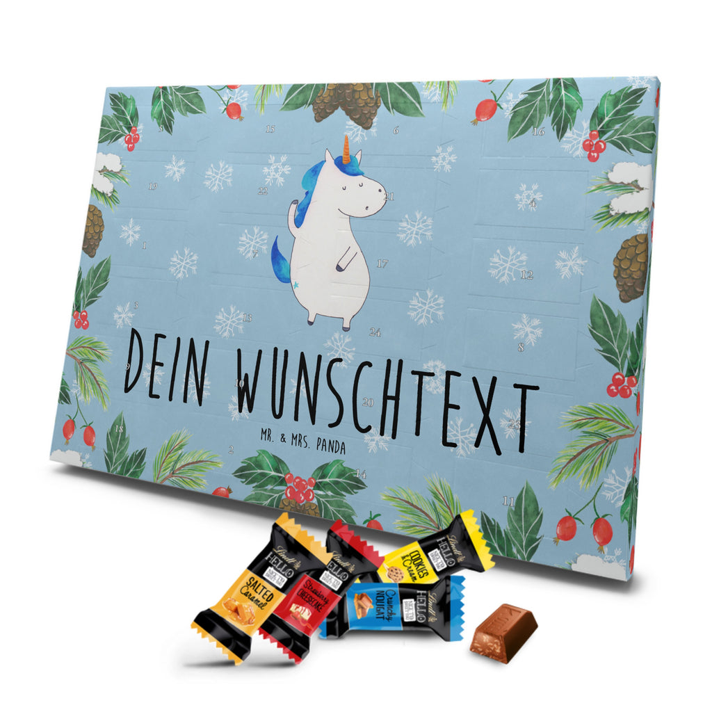 Personalisierter Markenschokolade Adventskalender Einhorn Mann Personalisierter Adventskalender, Einhorn, Einhörner, Einhorn Deko, Pegasus, Unicorn, cool, Mann, Freundin, Familie, bester Freund, BFF, Party, hübsch, beste