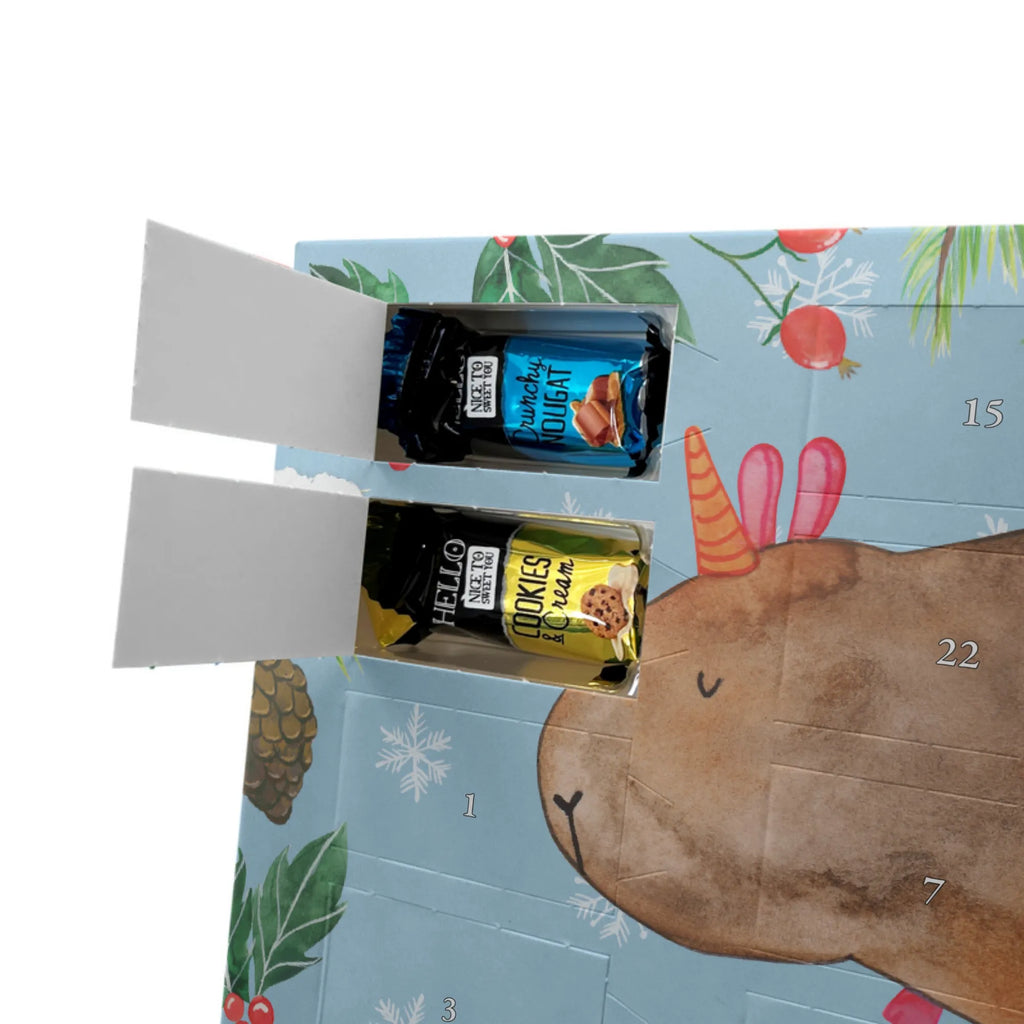 Personalisierter Markenschokolade Adventskalender Einhorn Meerschweinchen Personalisierter Adventskalender, Einhorn, Einhörner, Einhorn Deko, Pegasus, Unicorn, Meerhörnchen, Meericorn, Meerschwein, Meerschweinchen