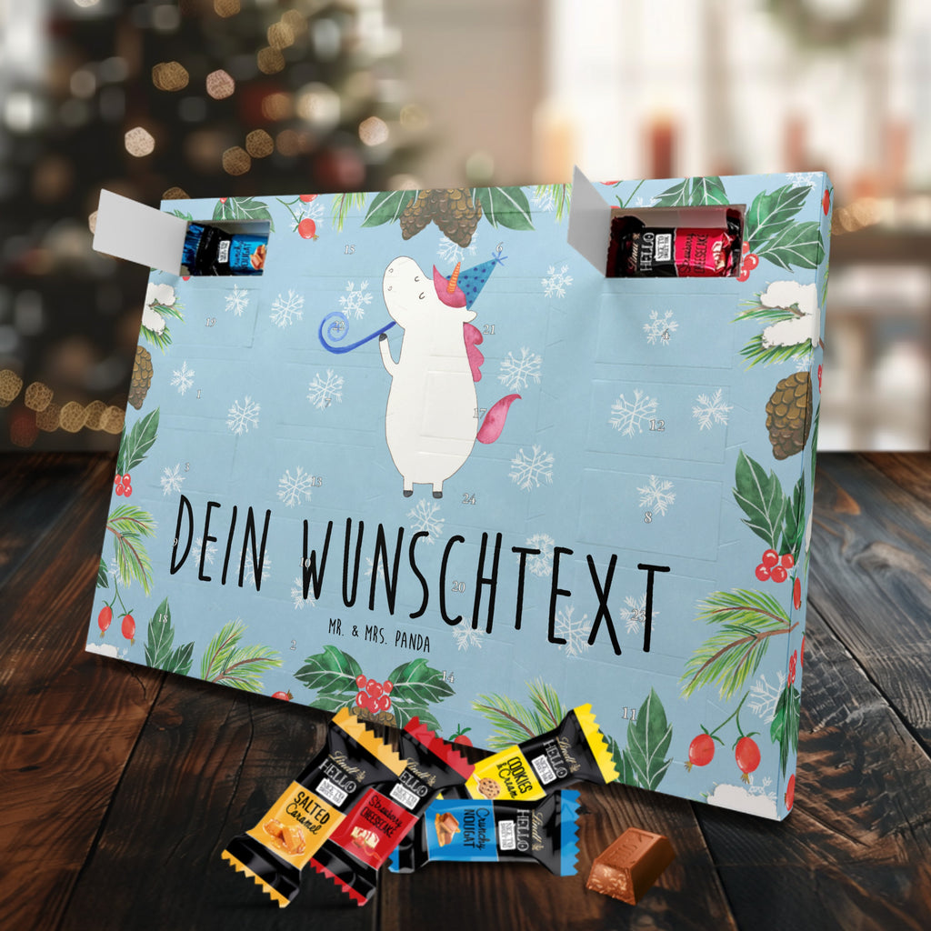 Personalisierter Markenschokolade Adventskalender Einhorn Party Personalisierter Adventskalender, Einhorn, Einhörner, Einhorn Deko, Pegasus, Unicorn, Glitzer, Konfetti, Party, Geburtstag, Feier, Fest, Alkohol, Disco, Club