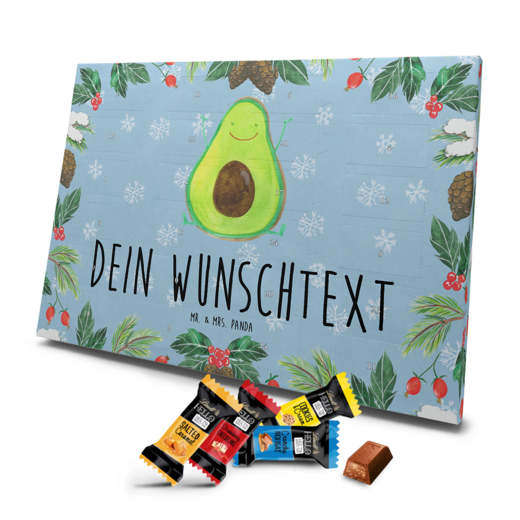 Personalisierter Markenschokolade Adventskalender Avocado Glücklich Personalisierter Adventskalender, Avocado, Veggie, Vegan, Gesund, Chaos