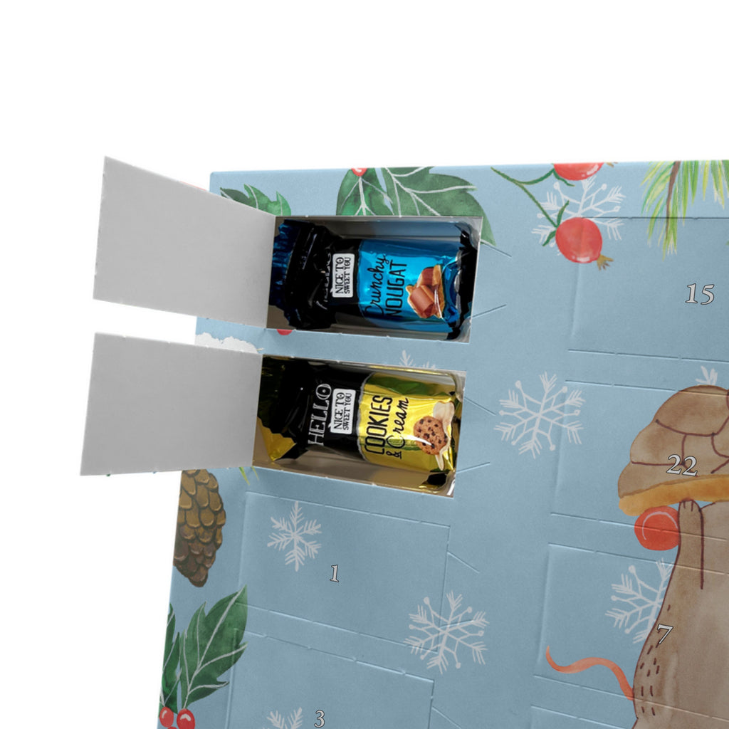 Personalisierter Markenschokolade Adventskalender Schildkröte Maus Personalisierter Adventskalender, Schildkröte, Maus, Freunde, Freundinnen, beste Freunde, beste Freundinnen