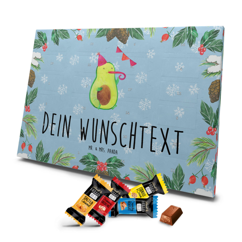 Personalisierter Markenschokolade Adventskalender Avocado Party Zeit Personalisierter Adventskalender, Avocado, Veggie, Vegan, Gesund