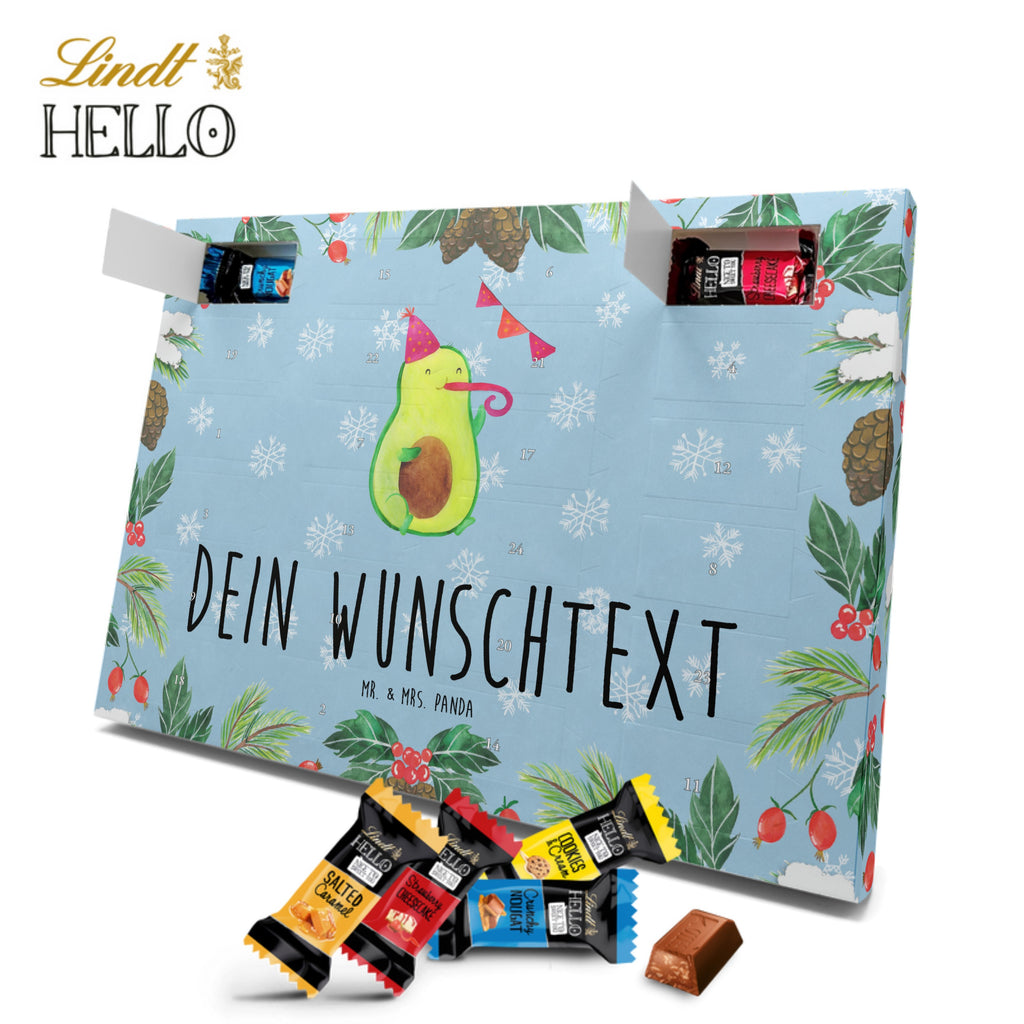 Personalisierter Markenschokolade Adventskalender Avocado Party Zeit Personalisierter Adventskalender, Avocado, Veggie, Vegan, Gesund