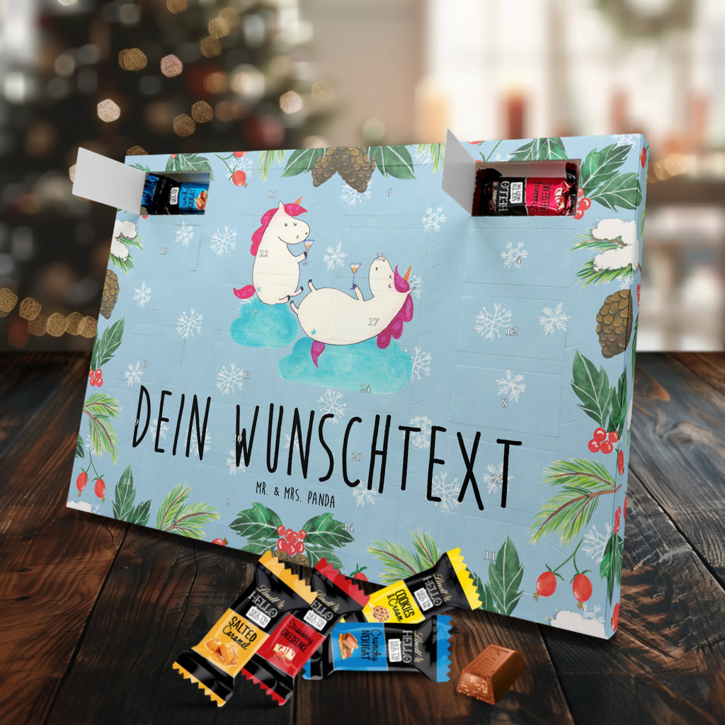 Personalisierter Markenschokolade Adventskalender Einhorn Sekt Personalisierter Adventskalender, Einhorn, Einhörner, Einhorn Deko, Pegasus, Unicorn, Freundinnen, Freundin, BFF, Sekt, Mädelsabend, Spaß, Party, Korken, Anstoßen, Beste