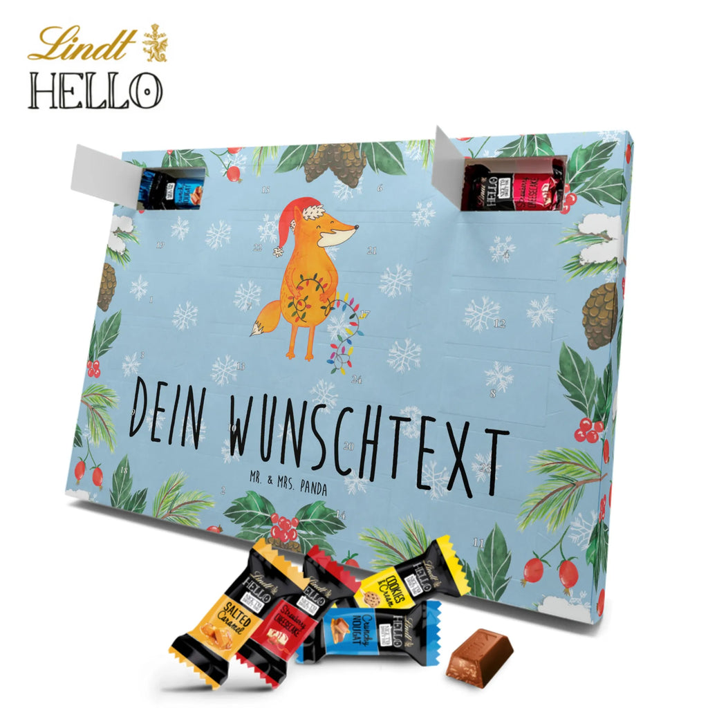 Personalisierter Markenschokolade Adventskalender Fuchs Weihnachten Personalisierter Adventskalender, Winter, Weihnachten, Weihnachtsdeko, Nikolaus, Advent, Heiligabend, Wintermotiv, Fuchs, Füchse, Spruch schön, Geschenk Weihnachten, Weihnachtsmann, Weihnachtszeit