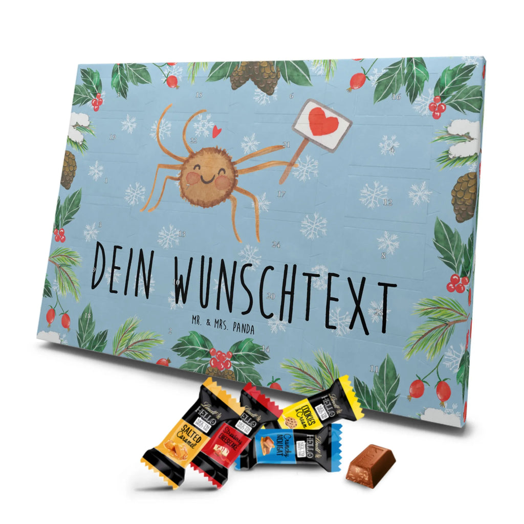 Personalisierter Markenschokolade Adventskalender Spinne Agathe Motivation Personalisierter Adventskalender, Spinne Agathe, Spinne, Agathe, Videos, Merchandise, Motivation, Glück, Liebe, Vertrauen, Dankeschön