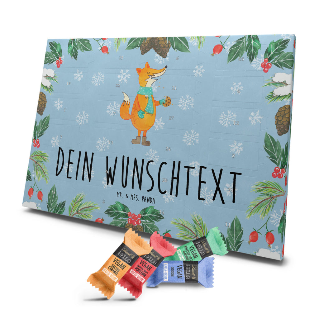 Personalisierter veganer Adventskalender Fuchs Keks Personalisierter veganer Adventskalender, Fuchs, Füchse, Backen Spruch, Kekse, Winter, Weihnachtszeit, Plätzchen, Liebe, Küche Deko