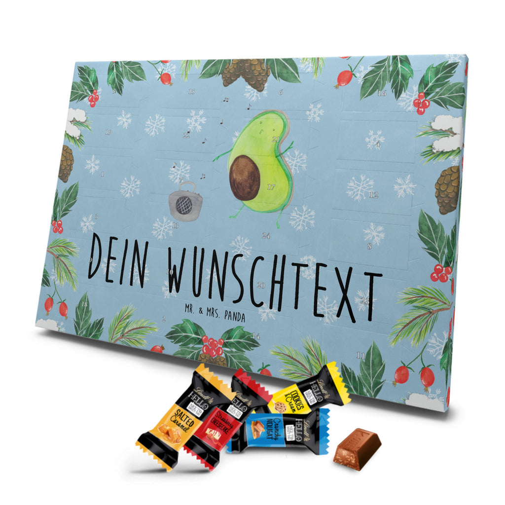 Personalisierter Markenschokolade Adventskalender Avocado Tanzen Personalisierter Adventskalender, Avocado, Veggie, Vegan, Gesund