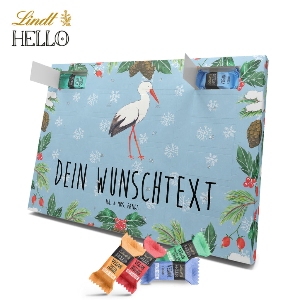 Personalisierter veganer Adventskalender Storch Personalisierter veganer Adventskalender, Tiermotive, Gute Laune, lustige Sprüche, Tiere, Storch, Störche, Schwangerschaft, Geburt, Mutter, Mütter, Mutter werden, Schwanger, Babybauch, Baby