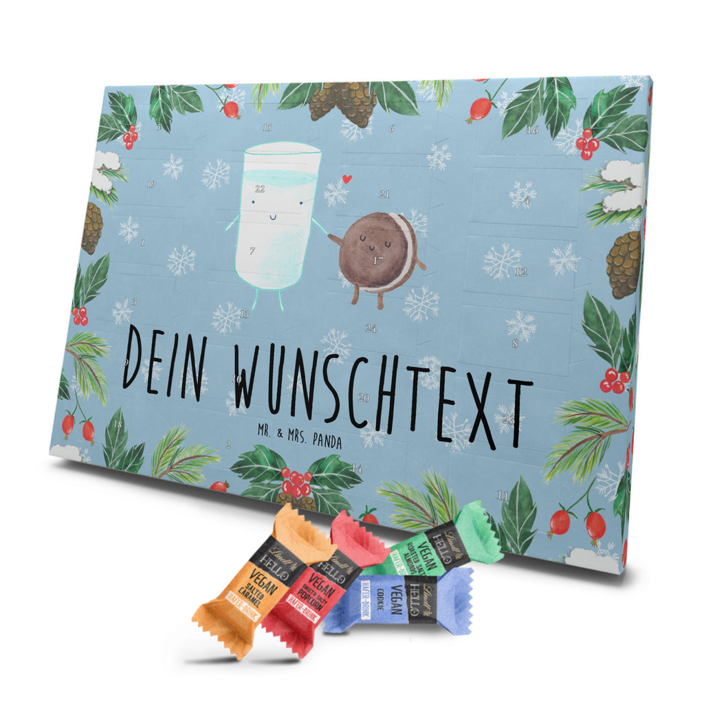 Personalisierter veganer Adventskalender Milch Keks Personalisierter veganer Adventskalender, Tiermotive, Gute Laune, lustige Sprüche, Tiere, Milk, Cookie, Milch, Keks, Kekse, Kaffee, Einladung Frühstück, Motiv süß, romantisch, perfektes Paar