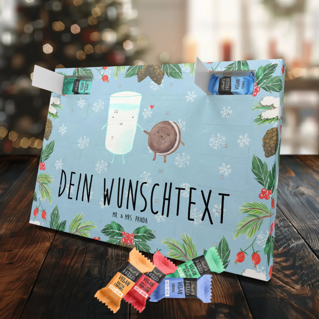 Personalisierter veganer Adventskalender Milch Keks Personalisierter veganer Adventskalender, Tiermotive, Gute Laune, lustige Sprüche, Tiere, Milk, Cookie, Milch, Keks, Kekse, Kaffee, Einladung Frühstück, Motiv süß, romantisch, perfektes Paar