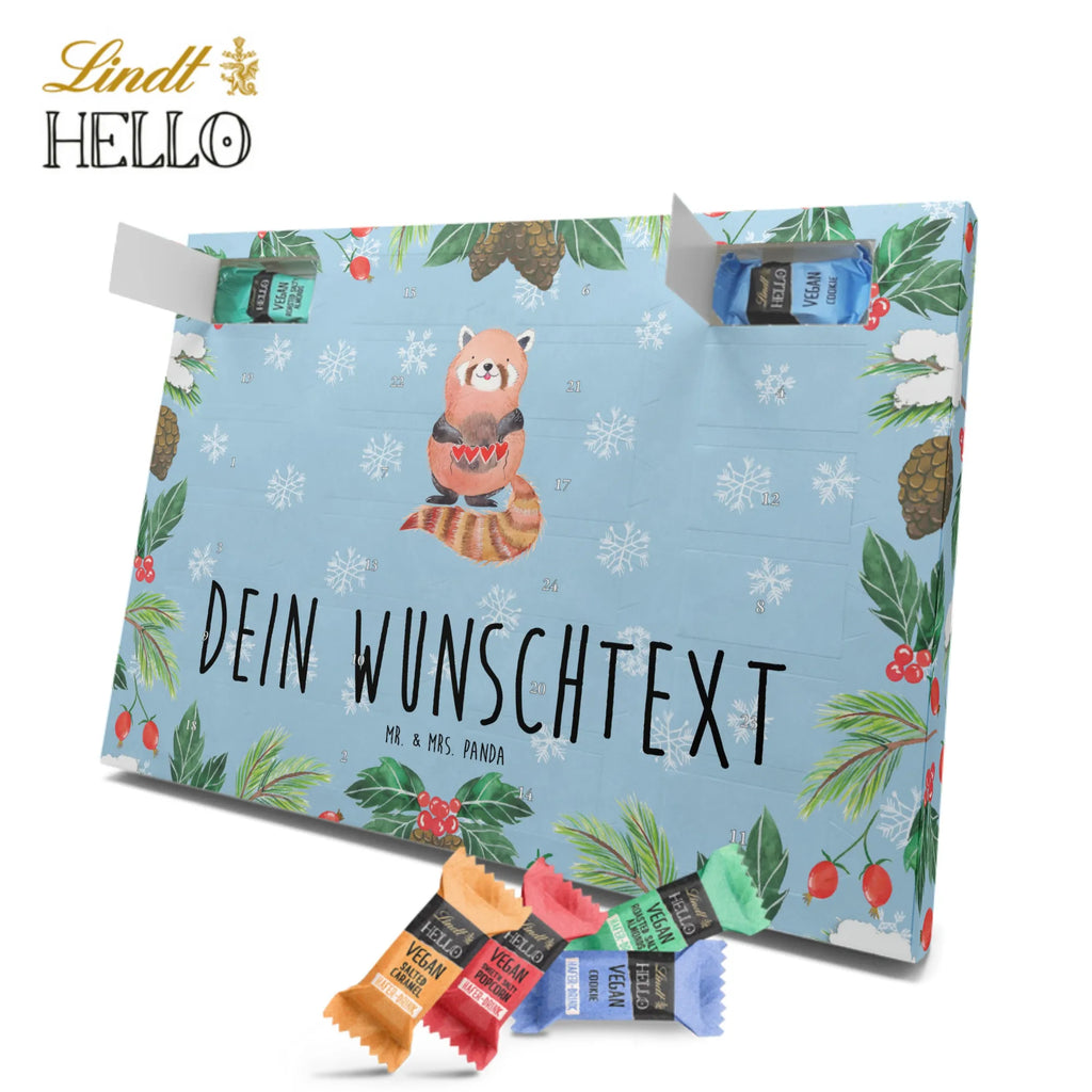 Personalisierter veganer Adventskalender Roter Panda Personalisierter veganer Adventskalender, Tiermotive, Gute Laune, lustige Sprüche, Tiere, Panda, Liebe, Rot, Herz, Liebling, Lieblingsmensch