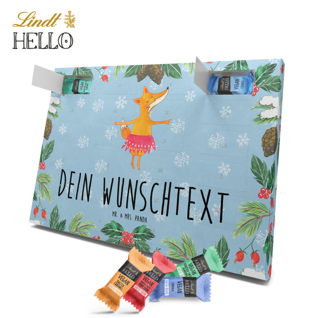 Personalisierter veganer Adventskalender Fuchs Ballerina Personalisierter veganer Adventskalender, Fuchs, Fuchs Spruch, Füchse, Füchsin, Ballerina, Ballett, Tänzerin, Tanzen, Party, Einladung, Geburtstag