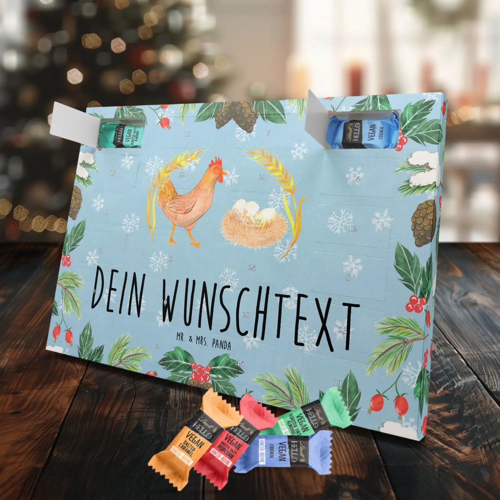 Personalisierter veganer Adventskalender Huhn Stolz Personalisierter veganer Adventskalender, Bauernhof, Hoftiere, Landwirt, Landwirtin, Hahn, Henne, Hühner, Eier, Hof, Landleben, Motivation, Geburt, Magie, Spruch, Schwangerschaft