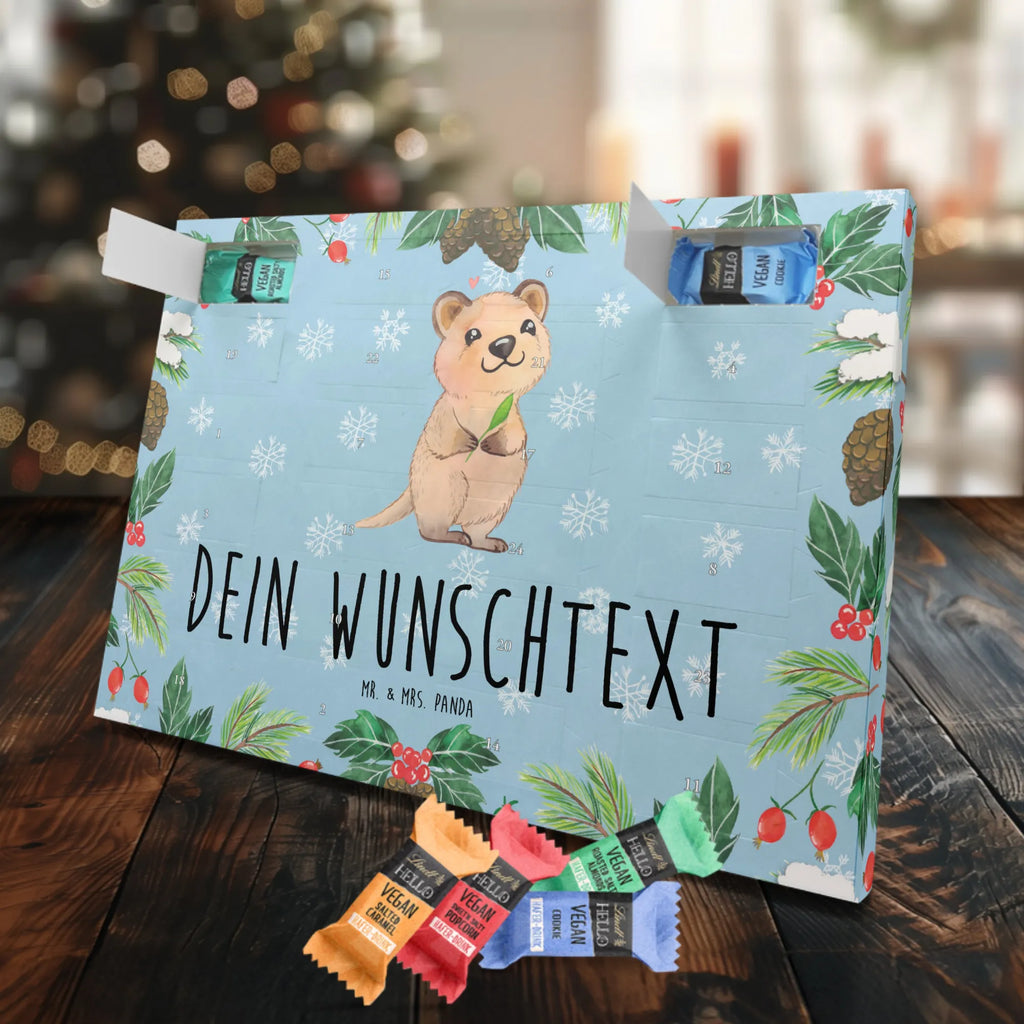 Personalisierter veganer Adventskalender Quokka Happy Personalisierter veganer Adventskalender, Tiermotive, Gute Laune, lustige Sprüche, Tiere, Quokka, Verschieben, Aufschieberitis, Lustiger Spruch, Niedliches Tier, Dinge erledigen