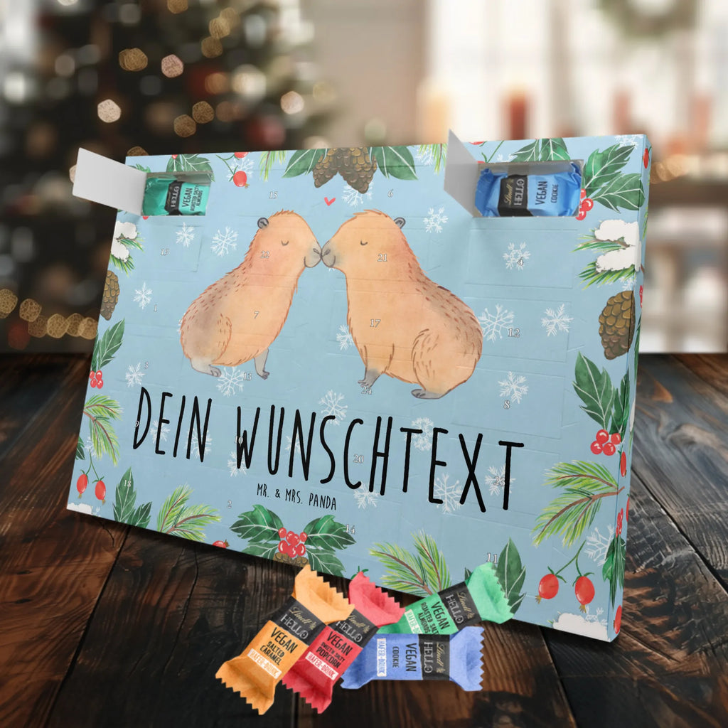 Personalisierter veganer Adventskalender Capybara Liebe Personalisierter veganer Adventskalender, Tiermotive, Gute Laune, lustige Sprüche, Tiere, Capybara, Liebe, verliebt, Paar, Jahrestag, Kuschel Capybaras, Tierliebe, Romantisches Geschenk, Handgezeichnet, Verschmolzen, Geschenkidee, Beziehung, Partnertiere, Ich bin deins, Du bist meins, Liebesspruch, Herzlich, Valentinstag, Ehejubiläum, Liebesbeweis