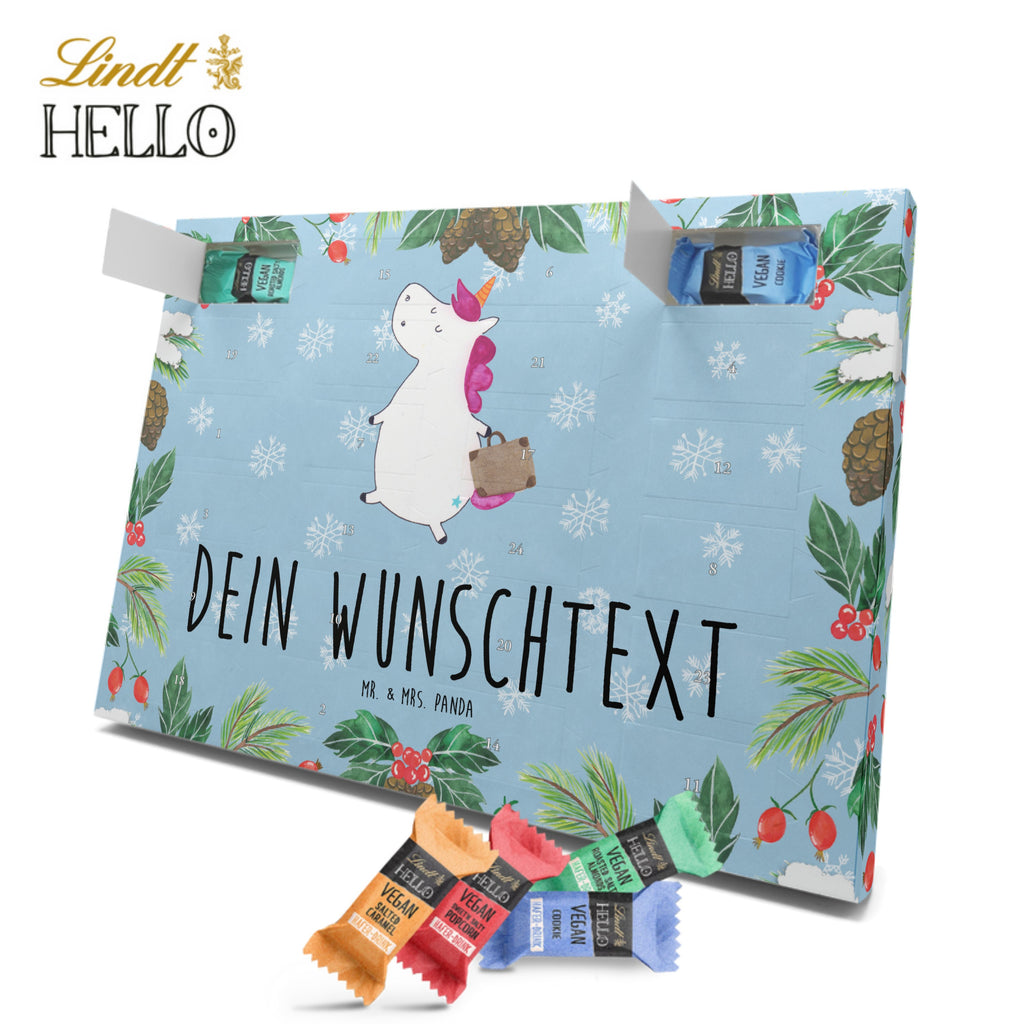 Personalisierter veganer Adventskalender Einhorn Koffer Personalisierter veganer Adventskalender, Einhorn, Einhörner, Einhorn Deko, Pegasus, Unicorn, unicorn, Koffer, Verreisen, Reise, Gepäck, Abenteuer, Erwachsen, Kind, albern, Spaß, lustig, witzig