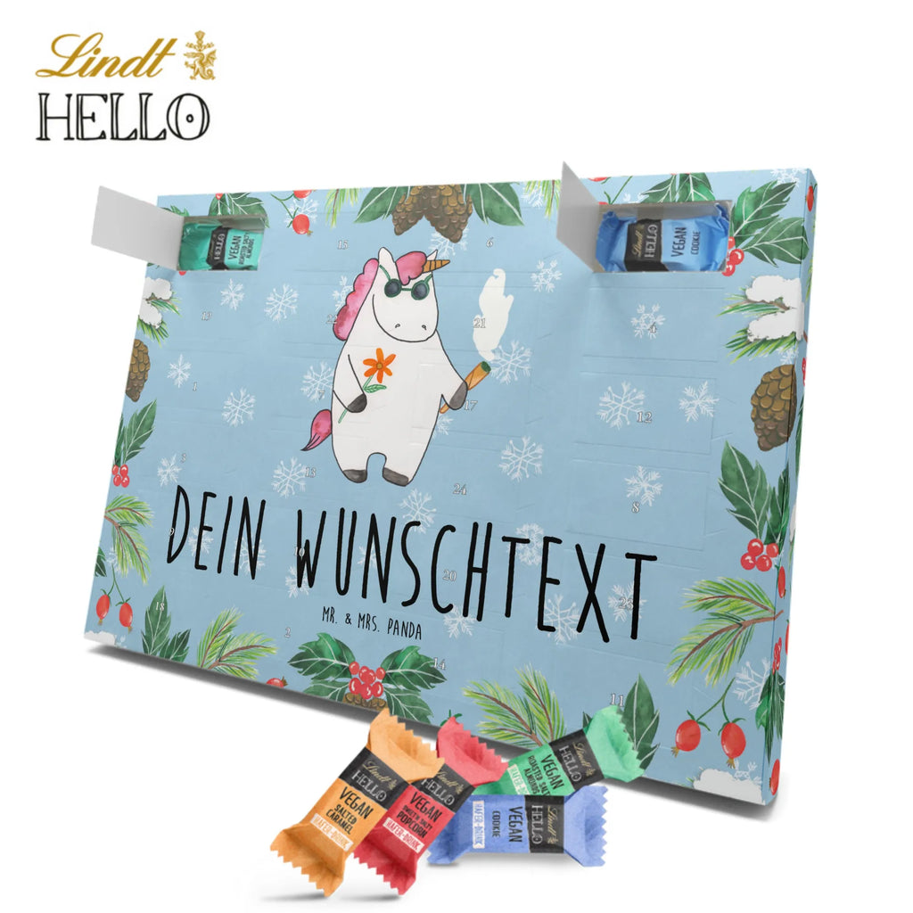 Personalisierter veganer Adventskalender Einhorn Woodstock Personalisierter veganer Adventskalender, Einhorn, Einhörner, Einhorn Deko, Pegasus, Unicorn, Kiffen, Joint, Zigarette, Alkohol, Party, Spaß. lustig, witzig, Woodstock