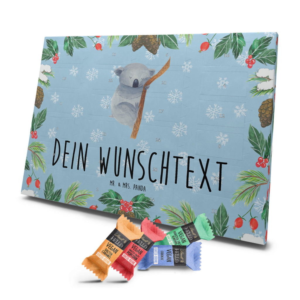 Personalisierter veganer Adventskalender Koalabär Personalisierter veganer Adventskalender, Tiermotive, Gute Laune, lustige Sprüche, Tiere, Koala, träumen, Traum, schlafen, Schlafzimmer, Traumland, Bär, Koalabär