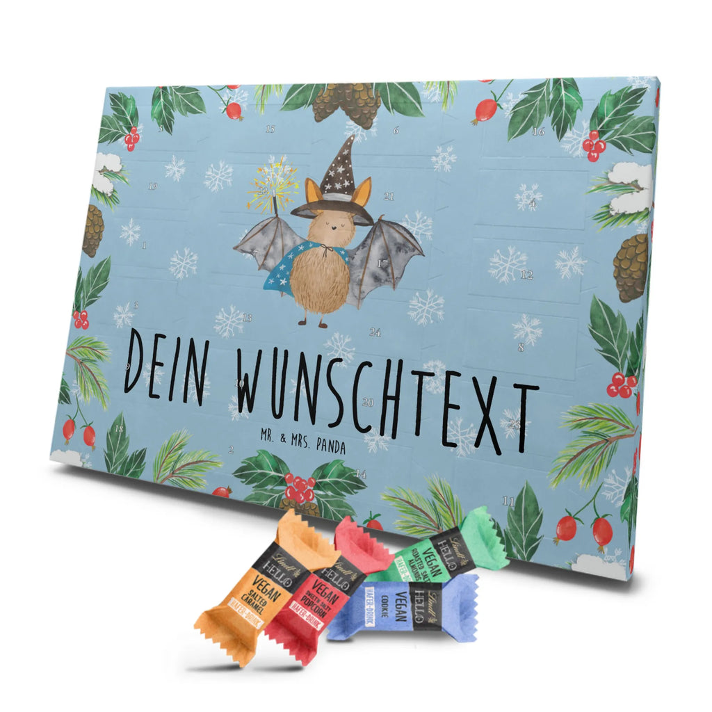 Personalisierter veganer Adventskalender Fledermaus Zauberer Personalisierter veganer Adventskalender, Tiermotive, Gute Laune, lustige Sprüche, Tiere, Fledermaus, Fledermäuse, Zauberer, Magier, Frauen, reinsteigern