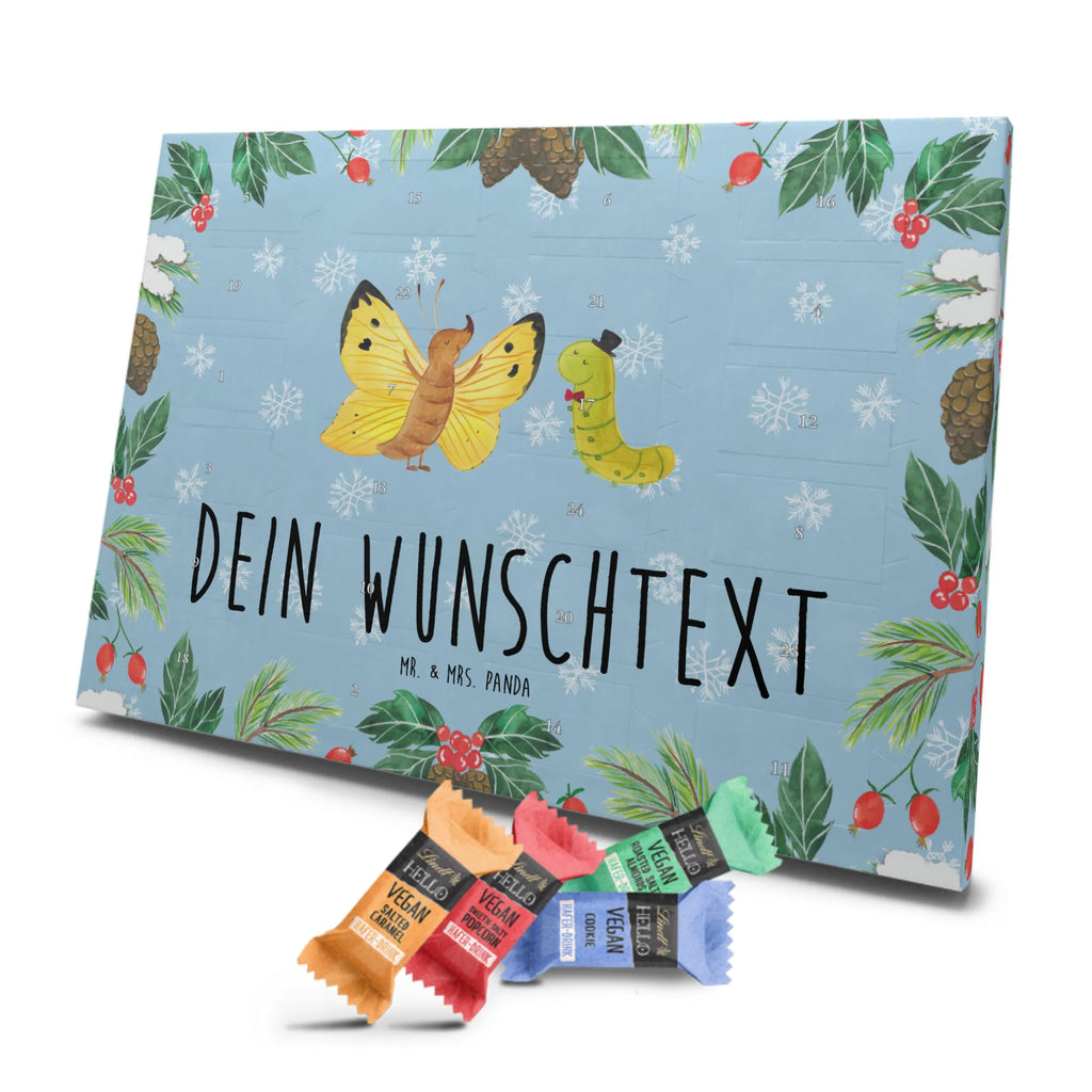 Personalisierter veganer Adventskalender Raupe Schmetterling Personalisierter veganer Adventskalender, Tiermotive, Gute Laune, lustige Sprüche, Tiere, Raupe, Schmetterling, Zitronenfalter, Entwicklung, Erwachsen werden, Kokon, Hut, Hütchen, Schönheit, Aufwachsen