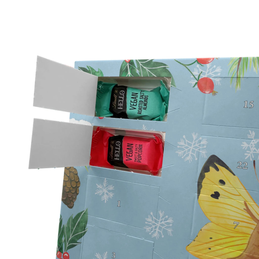 Personalisierter veganer Adventskalender Raupe Schmetterling Personalisierter veganer Adventskalender, Tiermotive, Gute Laune, lustige Sprüche, Tiere, Raupe, Schmetterling, Zitronenfalter, Entwicklung, Erwachsen werden, Kokon, Hut, Hütchen, Schönheit, Aufwachsen