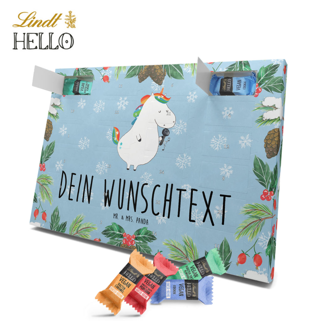 Personalisierter veganer Adventskalender Einhorn Sänger Personalisierter veganer Adventskalender, Einhorn, Einhörner, Einhorn Deko, Pegasus, Unicorn, Glitzer, Konfetti, Party, Geburtstag, Feier, Fest, Disco, Sängerin, Sänger, Freundin