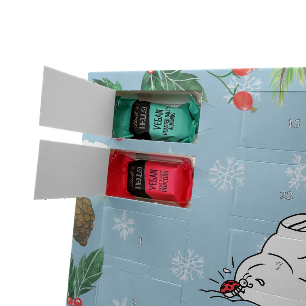 Personalisierter veganer Adventskalender Panda Weihnachten Personalisierter veganer Adventskalender