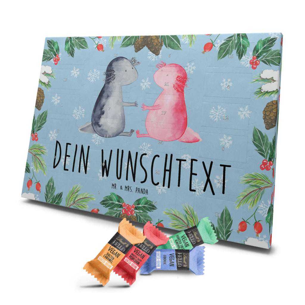 Personalisierter veganer Adventskalender Axolotl Liebe Personalisierter veganer Adventskalender, Axolotl, Molch, Axolot, Schwanzlurch, Lurch, Lurche, Liebe, große Liebe, Liebesbeweis, Freund, Verlobter, Ehemann, Jahrestag, Valentinstag