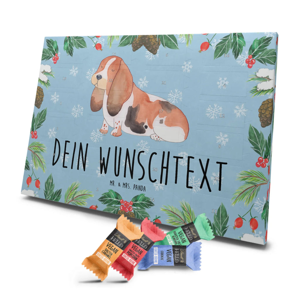 Personalisierter veganer Adventskalender Hund Basset Hound Personalisierter veganer Adventskalender, Hund, Hundemotiv, Haustier, Hunderasse, Tierliebhaber, Hundebesitzer, Sprüche, Basset Hound, Basset, Hundeliebe, kinderlos