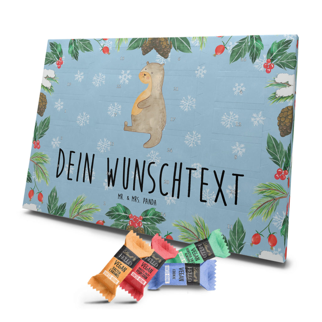 Personalisierter veganer Adventskalender Otter Bauch Personalisierter veganer Adventskalender, Otter, Fischotter, Seeotter, Otter Seeotter See Otter