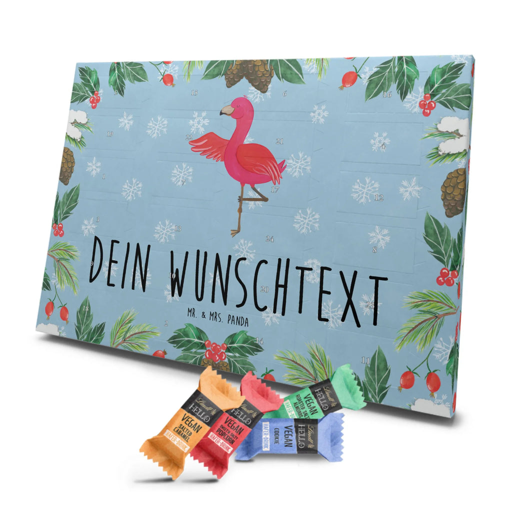 Personalisierter veganer Adventskalender Flamingo Yoga Personalisierter veganer Adventskalender, Flamingo, Vogel, Yoga, Namaste, Achtsamkeit, Yoga-Übung, Entspannung, Ärger, Aufregen, Tiefenentspannung