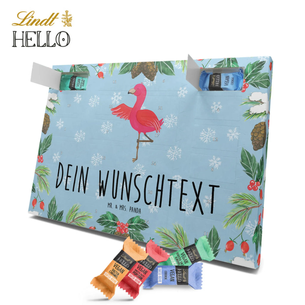 Personalisierter veganer Adventskalender Flamingo Yoga Personalisierter veganer Adventskalender, Flamingo, Vogel, Yoga, Namaste, Achtsamkeit, Yoga-Übung, Entspannung, Ärger, Aufregen, Tiefenentspannung