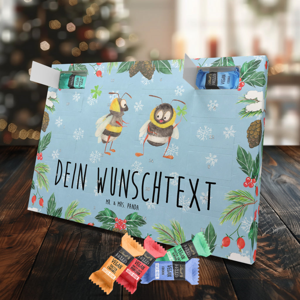 Personalisierter veganer Adventskalender Hummeln Kleeblatt Personalisierter veganer Adventskalender, Tiermotive, Gute Laune, lustige Sprüche, Tiere, Hummel, Biene, Spruch positiv, Biene Deko, Spruch schön, glücklich sein, glücklich werden, Spruch fröhlich