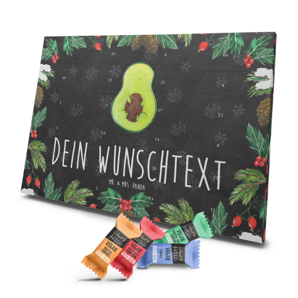 Personalisierter veganer Adventskalender Avocado Kern Personalisierter veganer Adventskalender, Avocado, Veggie, Vegan, Gesund, Avokado, Avocadokern, Kern, Pflanze, Spruch Leben